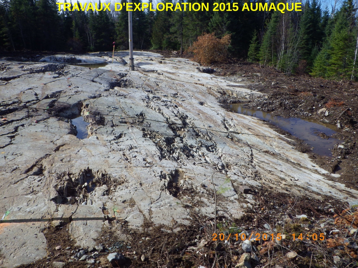 travaux exploration 2015